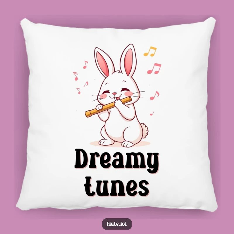 Funny Rabbit Flute Pillow: Soft Comfort with a Musical Twist, a Sweet Funny Gift