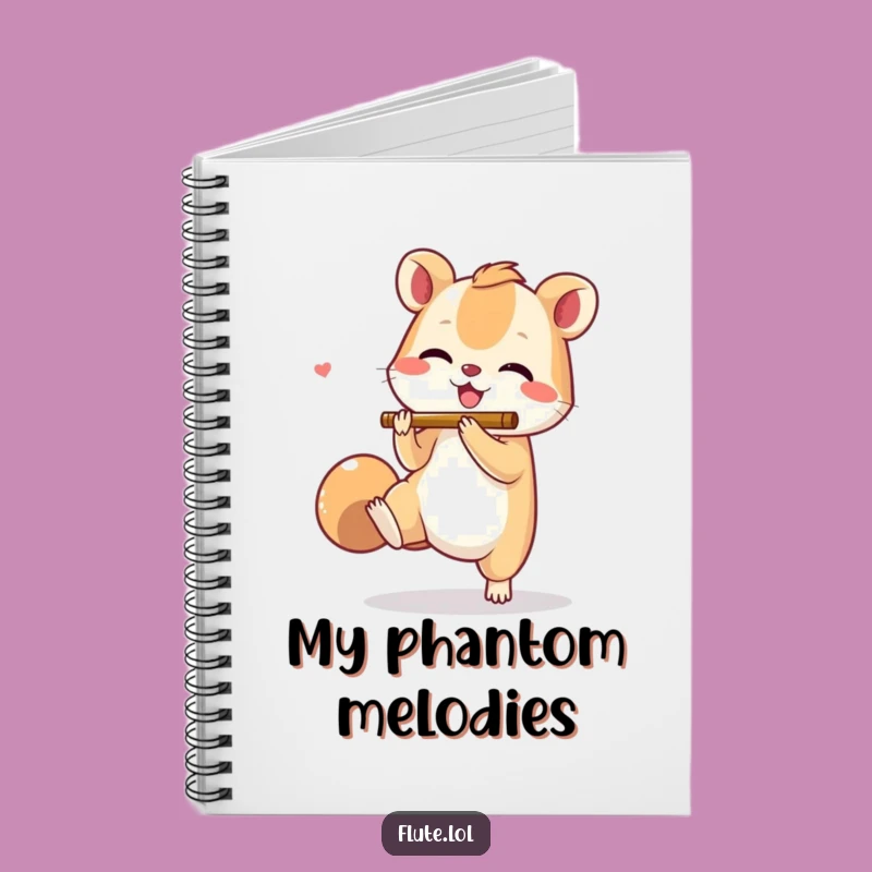 Funny Tapping Flute Dancer Notebook: Write Notes with Rhythmic Joy